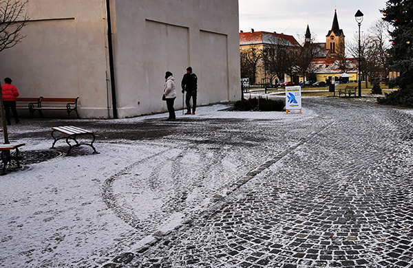 směrová tabule na Burzu rybiček